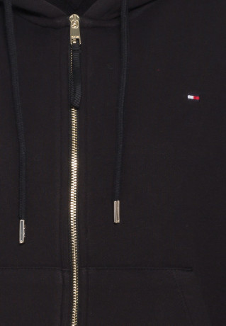 Tommy Hilfiger 1985 ZIP UP HOODIE Zip-up sweatshirt black 1985 ZIP UP HOODIE Толстовка на молнии черный