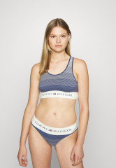 Tommy Hilfiger UNLINED BRALETTE Bustier seamless stripe twilight indigo БРАЛЕТ БЕЗ ПОДКЛАДКИ Бюстье бесшовные полосы сумерки индиго