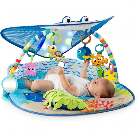 Bright Starts Disney Baby Findet Nemo Spieldecke mit Spielbogen Игровой коврик Disney Baby Finding Nemo с игровой аркой