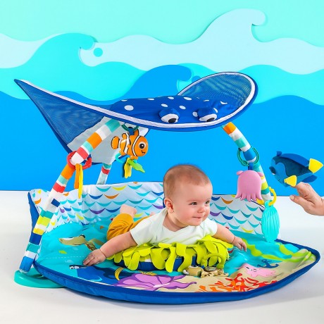 Bright Starts Disney Baby Findet Nemo Spieldecke mit Spielbogen Игровой коврик Disney Baby Finding Nemo с игровой аркой