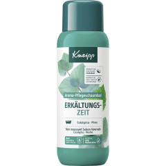 Kneipp Aroma-Pflegeschaumbad Erkaeltungszeit, 400 ml, Kneipp пена для ванны «Сезон простуд» с эфирными маслами эвкалипта и мяты, 400 мл