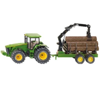 SIKU SIKU 1954 Traktor mit Forstanhanger Трактор SIKU 1954 с лесным прицепом