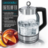 Arendo Arendo Wasserkocher, 1,7 l, 2000 W, Glas Edelstahl, Temperatureinstellung, 360° Basis, Warmhaltefunktion Чайник Arendo, 1,7 л, 2000 Вт, стекло нержавеющая сталь, регулировка температуры, подставка на 360°, функция поддержания тепла