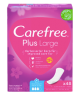 Carefree Slipeinlage Plus Large mit Frischeduf, Прокладки ежедневные Large Plus Fresh с ароматом свежести, 48 шт, 3 упаковки (144 шт)