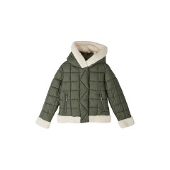 s.Oliver Steppmantel mit Fell-Details Outdoorjacken fur Madchen Стеганое пальто с меховыми деталями Уличные куртки для девочек