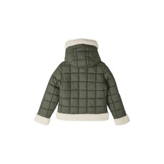 s.Oliver Steppmantel mit Fell-Details Outdoorjacken fur Madchen Стеганое пальто с меховыми деталями Уличные куртки для девочек