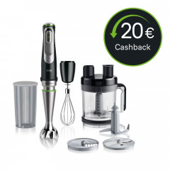 Braun Braun Stabmixer MQ9175XL MultiQuick Stabmixer-Set Schwarz/Edelstahl  Погружной блендер Braun MQ9175XL Набор ручных блендеров MultiQuick черный/нержавеющая сталь