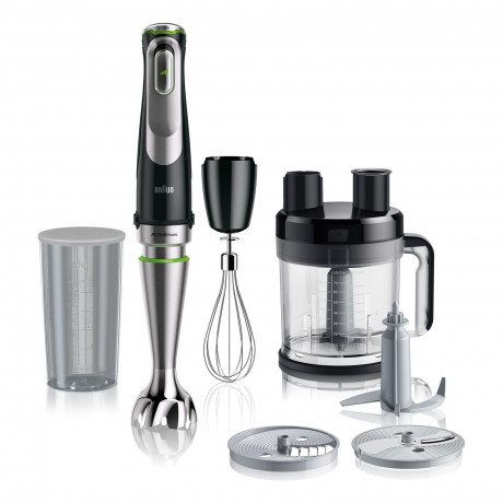Braun Braun Stabmixer MQ9175XL MultiQuick Stabmixer-Set Schwarz/Edelstahl  Погружной блендер Braun MQ9175XL Набор ручных блендеров MultiQuick черный/нержавеющая сталь