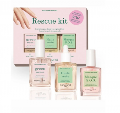 Manucurist Rescue Kit, Набор средств для маникюра  3 средства: база 15 мл, SOS маска 15 мл, масло для кутикулы 15 мл, восстановление и укрепление ногтей