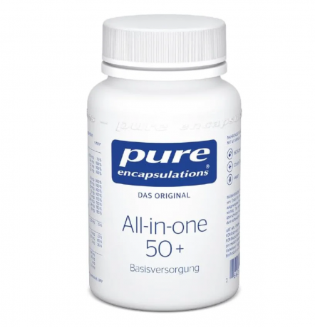 Pure Encapsulations All-in-one 50+, 60st, Мультивитамины 50+ (Австрия), 60шт, гипоаллергенные, активные формы витаминов