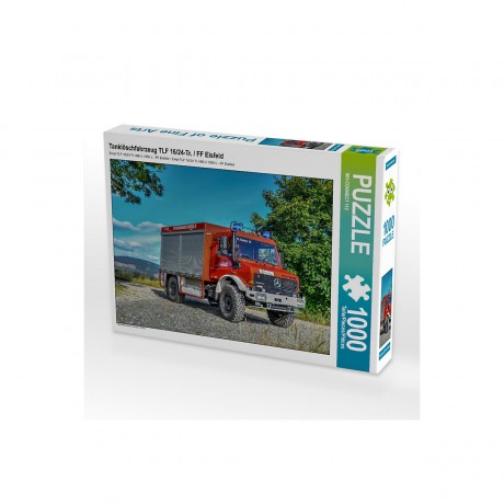 CALVENDO Puzzle CALVENDO Puzzle Tankloschfahrzeug TLF 16\/24-Tr. \/ FF Eisfeld Пазл CALVENDO Пазл танк-пожарная машина TLF 16/24-tr. \/ Ледовое поле FF