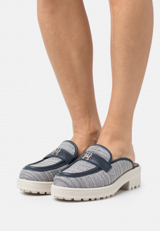 Tommy Hilfiger MULE LOAFER Mules space blue МУЛОВЫЕ ЛОФЕРЫ Мюли космический синий