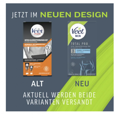 Veet for Men Men Intim-Haarentfernungs-Set Набор для интимной эпиляции для мужчин