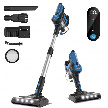 TASVAC TASVAC Akku-Hand-und Stielstaubsauger S8, 6-in-1 Kabellos, 26KPa Starke Saugleistung,8-Zellen Abnehmbarer Беспроводной ручной пылесос TASVAC S8, беспроводной 6-в-1, мощность всасывания 26 кПа, съемный 8-элементный