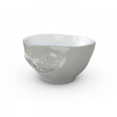 Fiftyeight Products TV Tassen Schale grau zwinkernd 0,5 L Миска под ТВ серая подмигивающая 0,5 л