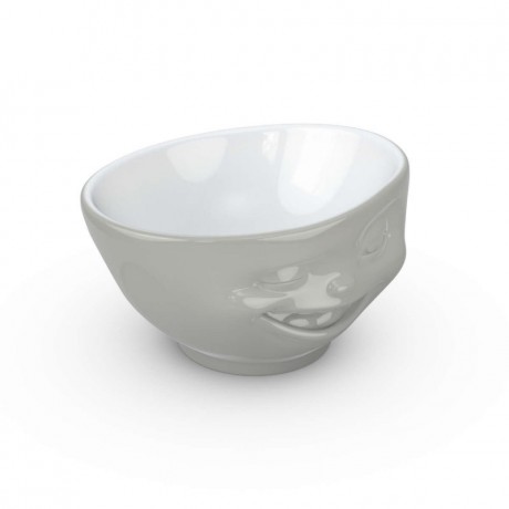 Fiftyeight Products TV Tassen Schale grau zwinkernd 0,5 L Миска под ТВ серая подмигивающая 0,5 л