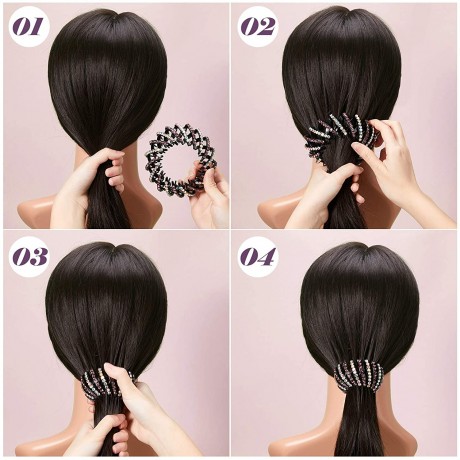 SOHO Pferdeschwanz Haar Spirale Gold Спираль из конского хвоста