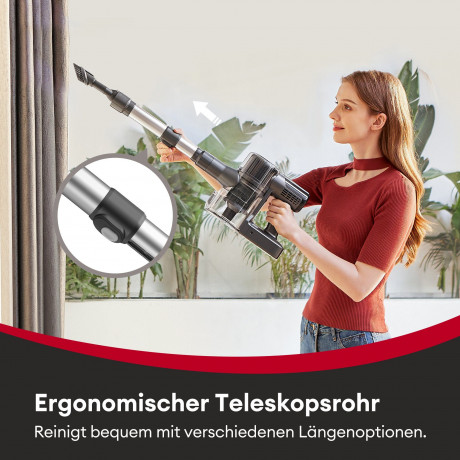 Ultenic Ultenic Akku-Stielstaubsauger U12 Vesla, beutellos, 1L Staubbehalter,Green Eye Technologie,45 Min. Аккумуляторный пылесос Ultenic U12 Vesla, без мешка, пылесборник 1л, технология Green Eye, 45 мин.