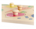 HABA HABA Greifpuzzle Obst & Farben 2011811001, Развивающая игра Первый пазл Фрукты и цвета (Германия) 2011811001, дерево, развивает моторику и цвета, от 1 года