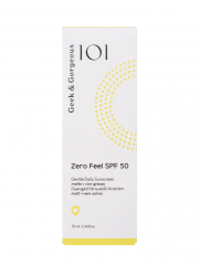 Geek &amp; Gorgeous Zero Feel SPF 50 75ml, Солнцезащитный крем для лица (Венгрия), ежедневный SPF с матовым финишем, без отдушек и спирта, 75 мл