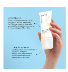 Geek &amp; Gorgeous Zero Feel SPF 50 75ml, Солнцезащитный крем для лица (Венгрия), ежедневный SPF с матовым финишем, без отдушек и спирта, 75 мл