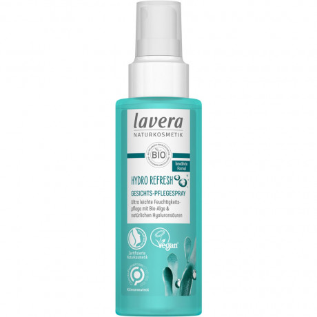 LAVERA Hydro Refresh Gesichtspflegespray, 100 ml, Лавера Увлажняющий спрей для лица для интенсивного увлажнения и свежести, 100 мл