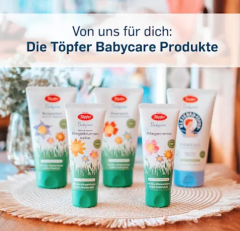 Töpfer Baby Bodylotion Babycare, 150 ml Детский лосьон для тела Babycare, 150 мл