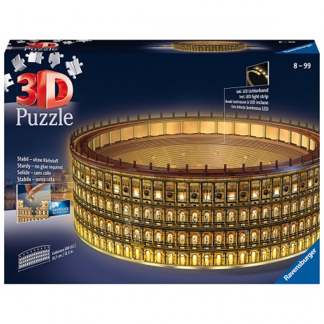 Ravensburger Ravensburger 3D Puzzle Kolosseum in Rom bei Nacht 11148 Ravensburger 3D Puzzle Колизей в Риме ночью 11148