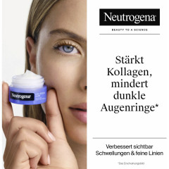 Neutrogena Collagen Bank Augen-Gel-Creme, 15 ml, Neutrogena Collagen Bank Гель-крем для кожи вокруг глаз с ниацинамидом, микро-пептидами и коллагеном, 15 мл