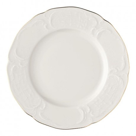 Rosenthal Rosenthal Sanssouci Elfenbein Gold Speiseteller 26 cm Обеденная тарелка Rosenthal Sanssouci цвета слоновой кости 26 см