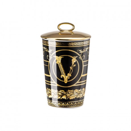 Rosenthal meets Versace Rosenthal Versace Virtus Gala Black Tischlicht 2-tlg. mit Duftwachs Rosenthal Versace Virtus Gala Black настольная лампа 2 шт. с ароматным воском