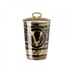 Rosenthal meets Versace Rosenthal Versace Virtus Gala Black Tischlicht 2-tlg. mit  Duftwachs Rosenthal Versace Virtus Gala Black настольная лампа 2 шт. с ароматным воском