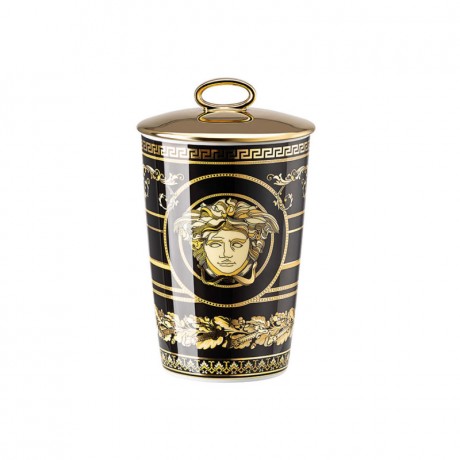 Rosenthal meets Versace Rosenthal Versace Virtus Gala Black Tischlicht 2-tlg. mit Duftwachs Rosenthal Versace Virtus Gala Black настольная лампа 2 шт. с ароматным воском