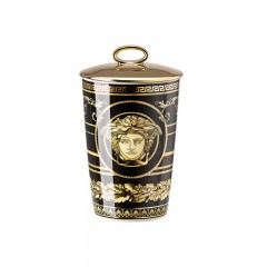 Rosenthal meets Versace Rosenthal Versace Virtus Gala Black Tischlicht 2-tlg. mit  Duftwachs Rosenthal Versace Virtus Gala Black настольная лампа 2 шт. с ароматным воском