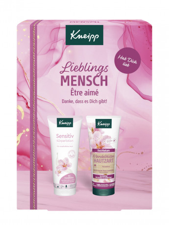 Kneipp Lieblingsmensch Geschenkset, 1 Stueck, Kneipp подарочный набор Lieblingsmensch с бальзамом для душа и лосьоном для чувствительной кожи, 1 шт,