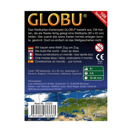 puls entertainment Kartenspiel GLOBU Карточная игра ГЛОБУ