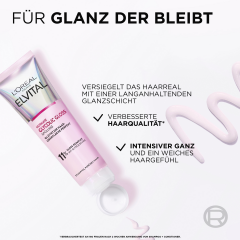 L'Oreal Paris Elvital Glycolic Gloss Spuelung, 150 ml, Кондиционер с гликолевой кислотой для тусклых волос, гладкость поверхности и интенсивный блеск, 150 мл