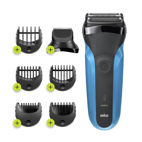 Braun Trimmer furs Gesicht quot;Series 3 310BTquot; in Schwarz und Blau Триммер для лица "Серия 3 310ВТ" в черном и синем