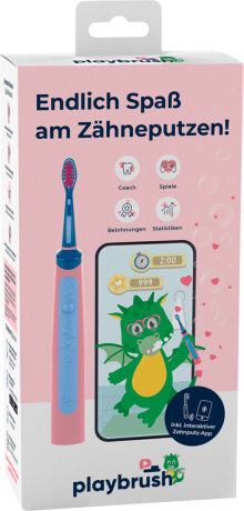 playbrush Elektrische Zahnbürste Kinder Smart Sonic pink Детская электрическая зубная щетка, 1 шт.