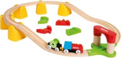 BRIO Mein erstes BRIO Bahn Set mit Batterielok Мой первый поезд BRIO с аккумуляторным локомотивом