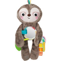 Kids II Slingin’ Sloth Travel Buddy Faultier Pluschtier Slingin&amp;#39; Sloth Travel Buddy плюшевая игрушка-ленивец