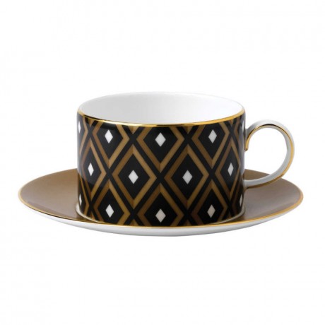 Wedgwood Wedgwood Arris Kaffeetasse / Teetasse 0,18 L mit Untertasse 2-tlg. Wedgwood Arris кофейная/чайная чашка 0,18 л с блюдцем 2 шт.