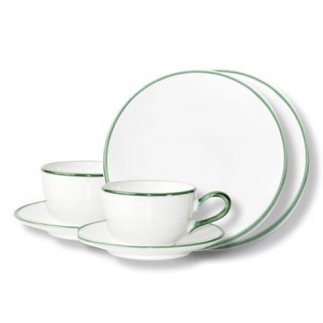 Gmundner Keramik Gmundner Keramik Gruner Rand Breakfast for two Gmundner Ceramics Gr?ner Rand Завтрак на двоих