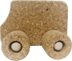 KORXX Spielzeugauto Kork Bus Пробковый автобус игрушечной машинки