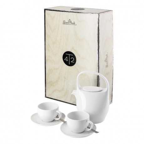 Rosenthal Rosenthal Junto Weiss + Sambonet Flat Vintage Tee Set 7-tlg. Rosenthal Junto Weiss + Sambonet Flat Vintage Tee Набор из 7 предм.