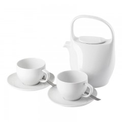 Rosenthal Rosenthal Junto Weiss + Sambonet Flat Vintage Tee Set 7-tlg. Rosenthal Junto Weiss + Sambonet Flat Vintage Tee Набор из 7 предм.