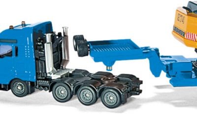 SIKU SIKU 1847 Schwertransport m.Tiefbettauflieger  1:87 Тяжелый транспорт SIKU 1847 с низкорамным прицепом 1:87
