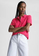 Tommy Hilfiger REG SS Polo shirt bright cerise pink REG SS Рубашка поло ярко-вишнево-розовый