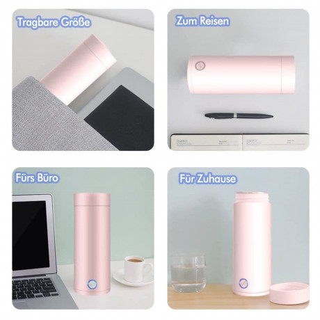 Sintech Sintech Reise-Wasserkocher Elektrischer Wasserkocher 400ML, tragbarer Reise-Tee-Wasserkocher, Es kann heisses Wasser in 5 Minuten ablesen  Sintech Travel Kettle Электрический чайник 400 мл, портативный дорожный чайник, он может читать горячую воду