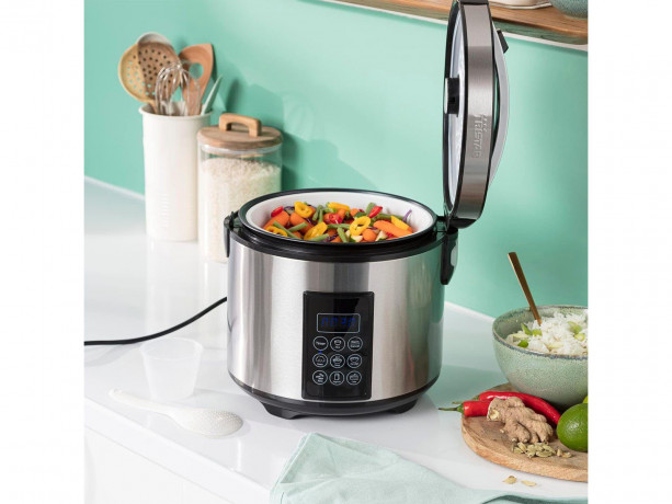 Tristar Tristar Reiskocher, 900 W, digitaler Multi-Kocher Kochautomat  Gemuse-Dampfgarer fur Sushi Reis  Рисоварка Tristar, 900 Вт, цифровая мультиварка, автоматическая пароварка для риса для суши